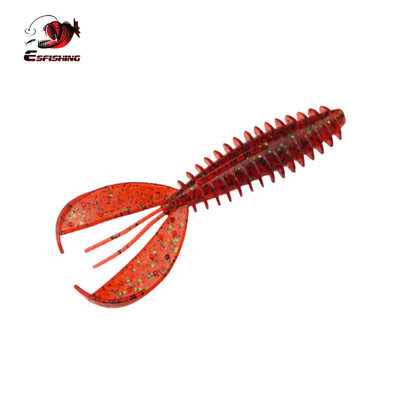 red weedless craw bait for bass fishing