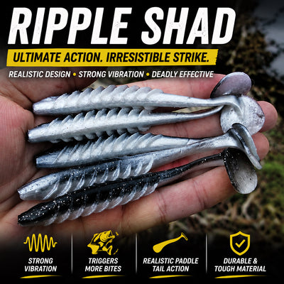 black white Ripple shad swimbait 