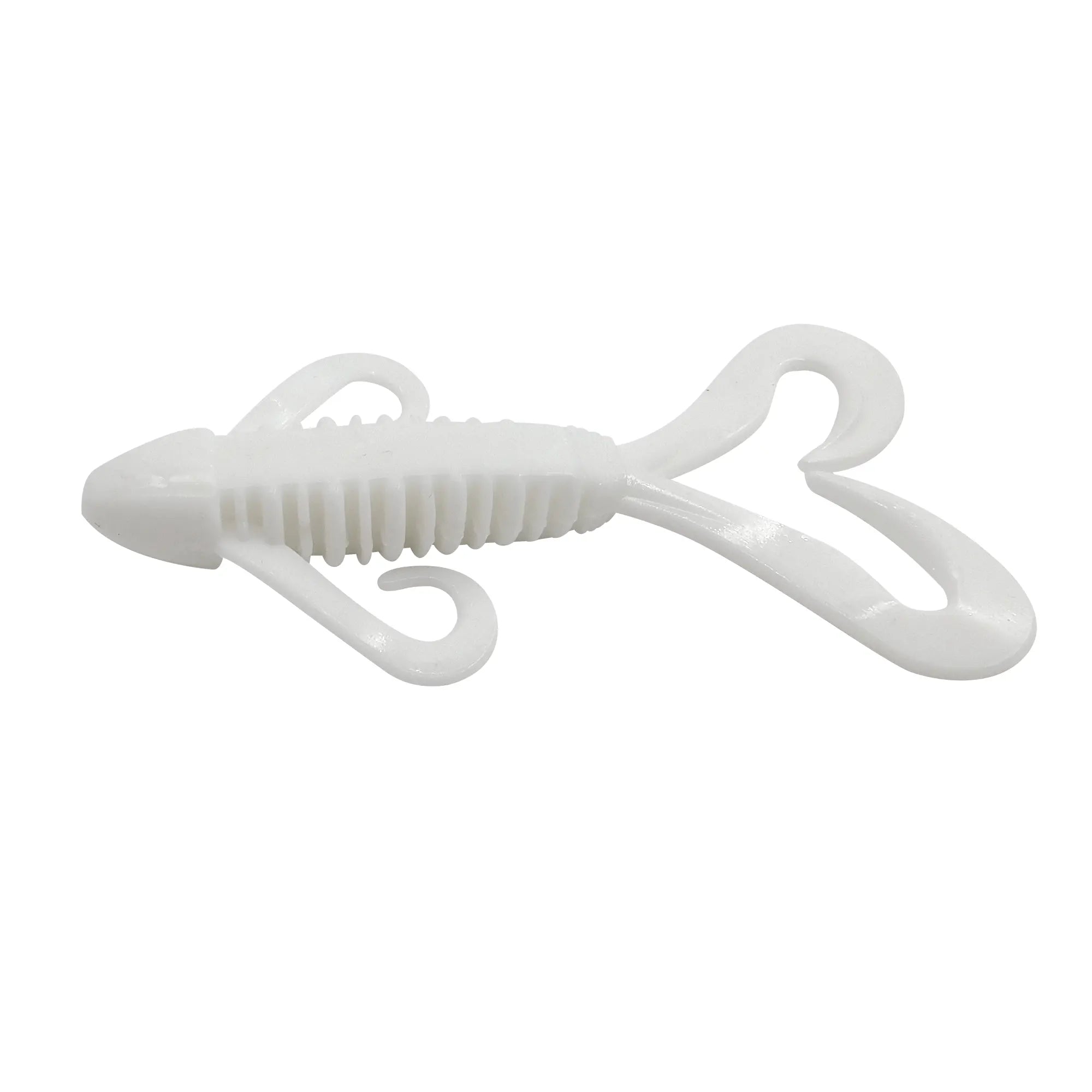 Solid white color plastic lure
