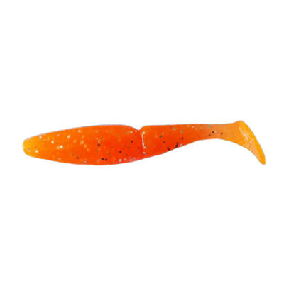Orange t tail swimbait for bass 