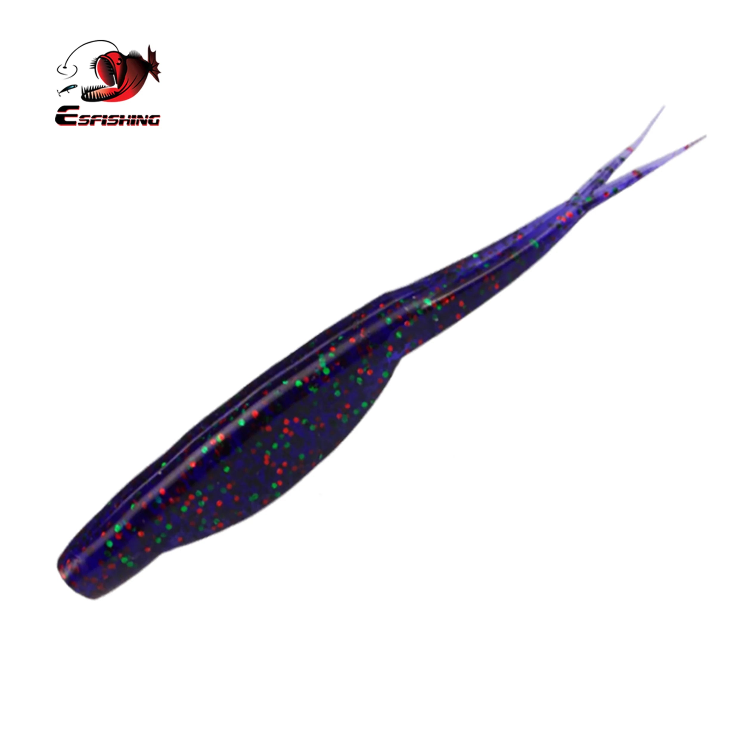 12 leurres souples Super Fluke 120 mm pour achigan