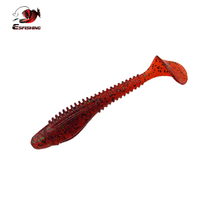 Red 4inch nasty shad baits
