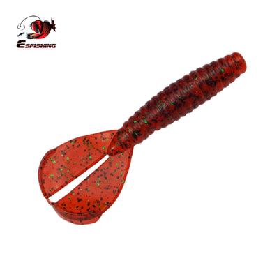 Lot de 16 leurres souples 90mm Double Queue pour Pêche au Black Bass et au Brochet