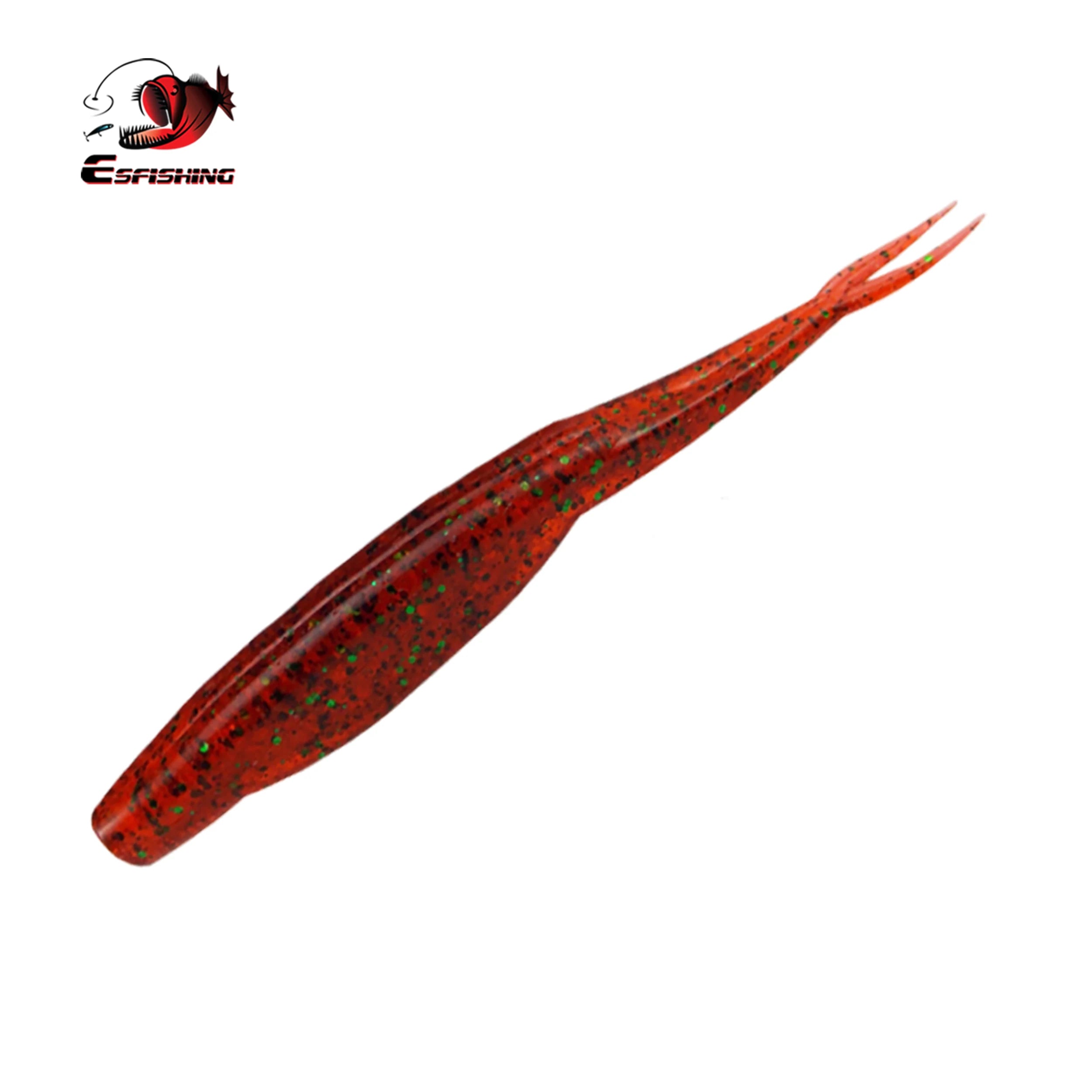 12 leurres souples Super Fluke 120 mm pour achigan