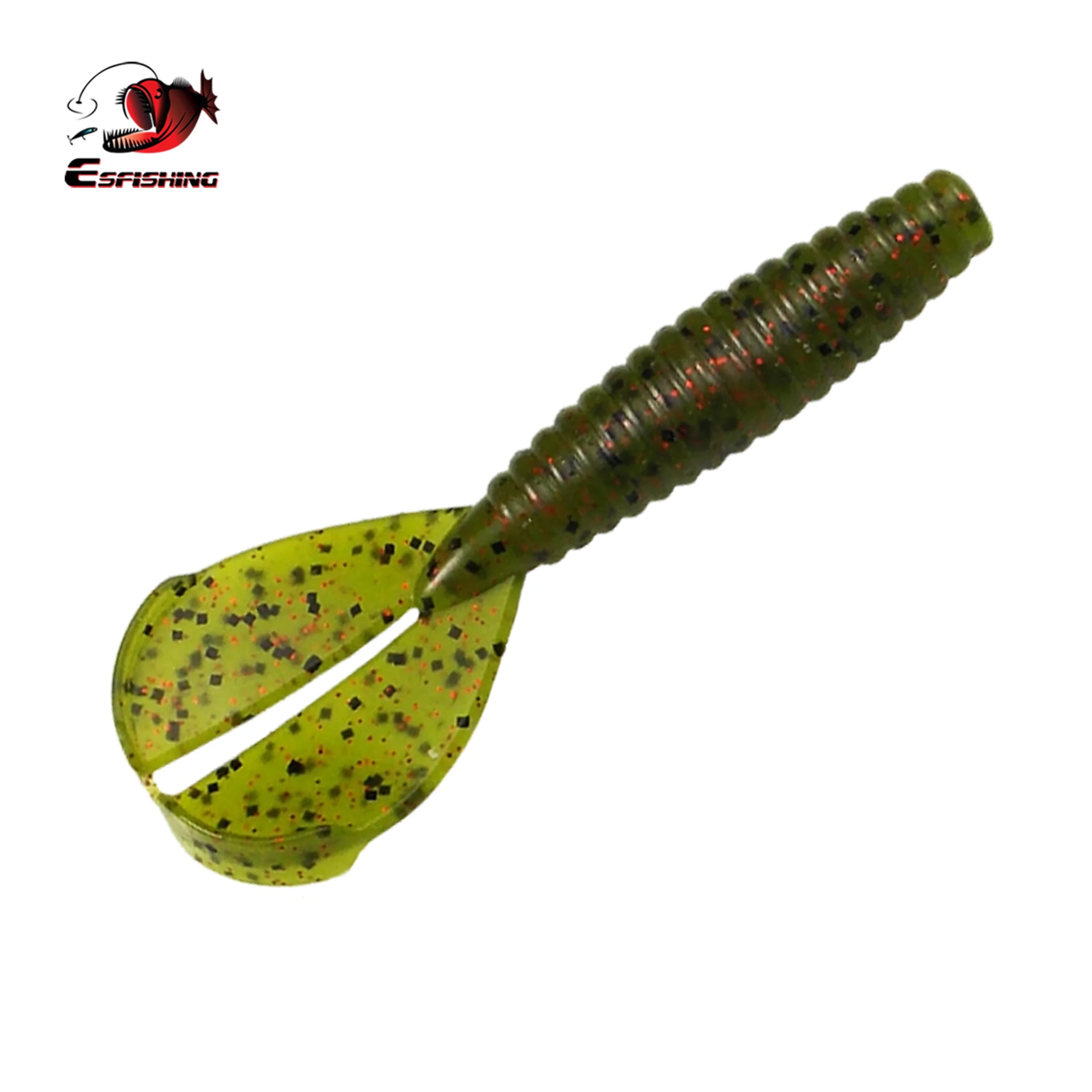 Lot de 16 leurres souples 90mm Double Queue pour Pêche au Black Bass et au Brochet