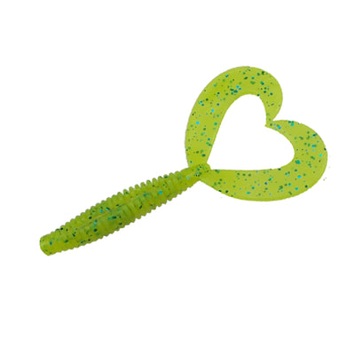 Green blue flake Freshwater fishing grubs