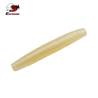 Pearl white soft plastic fishing bait