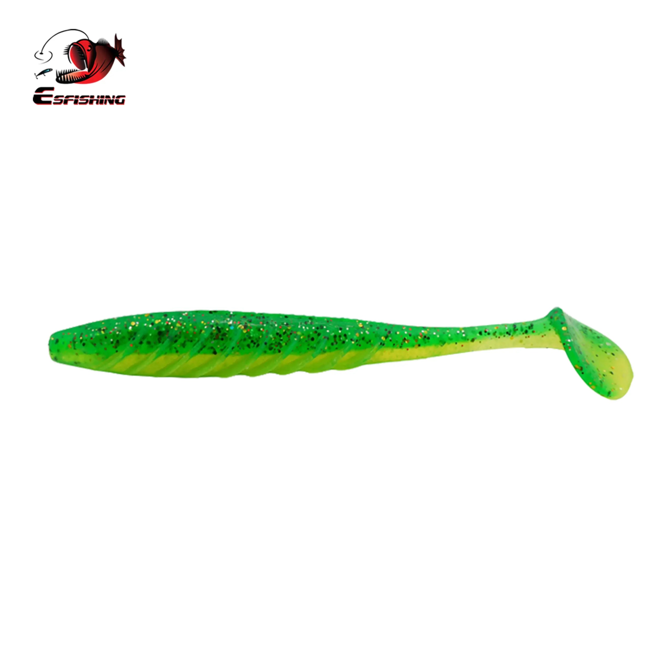 ESFISHING Ripple Shad Soft lure 100mm 125mm Paddle Tail Swimbait