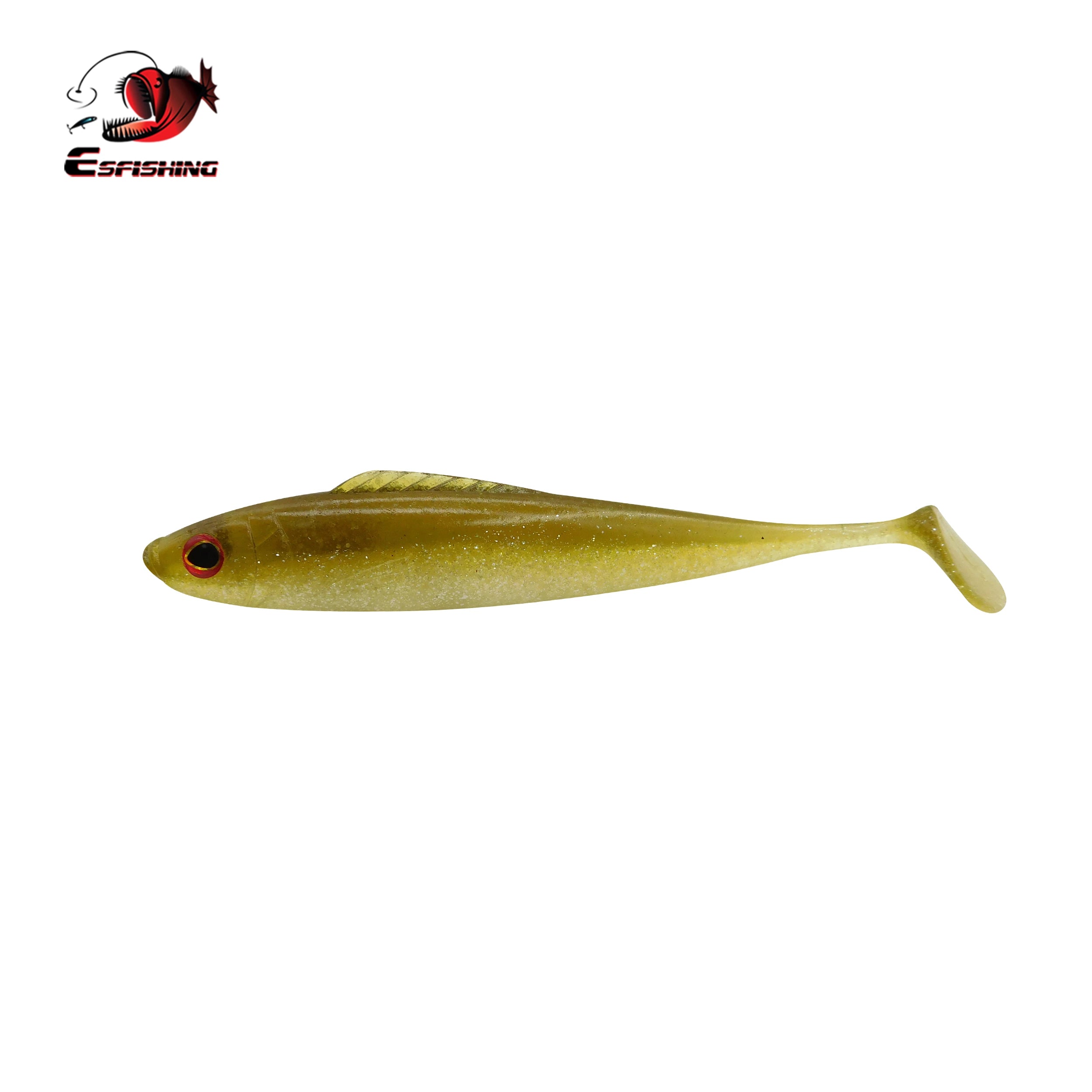 large baitfish profile soft fishing lure for predators