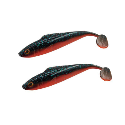  Red large soft plastic baitfish lure for freshwater predators
