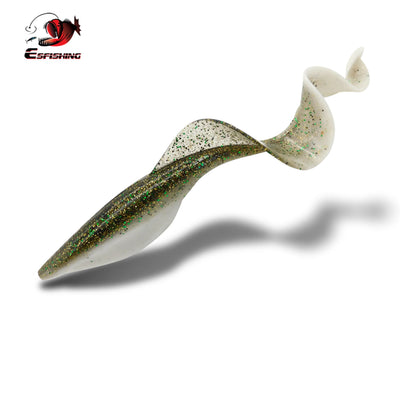 ESFishing Dragon Grub 150mm Heavy Duty Swimbaits for Trophy Bass, Pike, Walleye & Muskie
