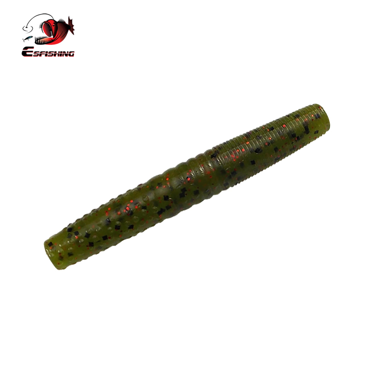 Green Pumpkin soft plastic fishing lure